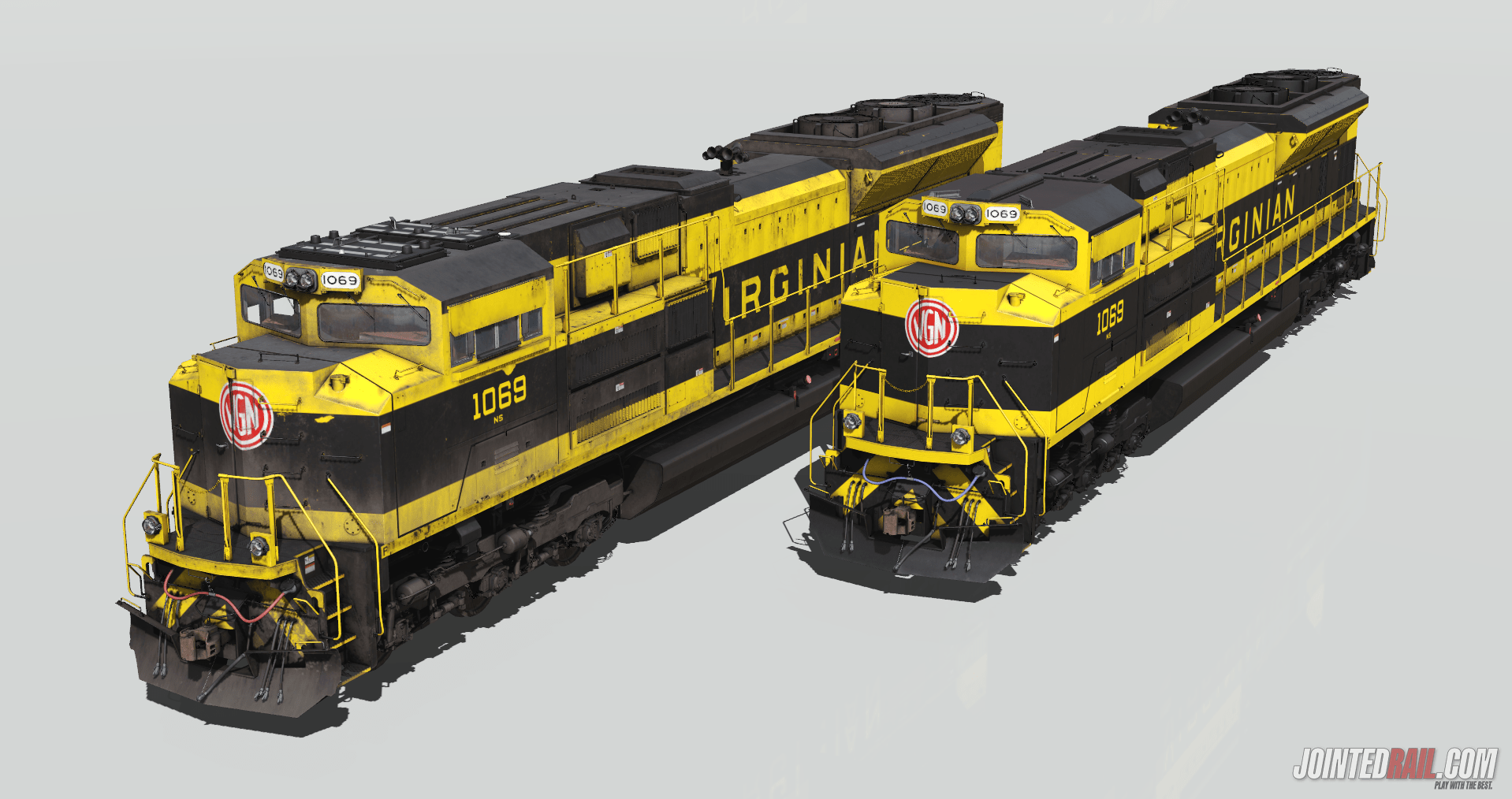 NS Heritage SD70ACe - Pack #1 - VGN, S&A, IT, ERIE, NYC