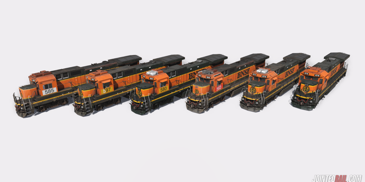 GE B40-8 – BNSF H1 Pack – JointedRail.com