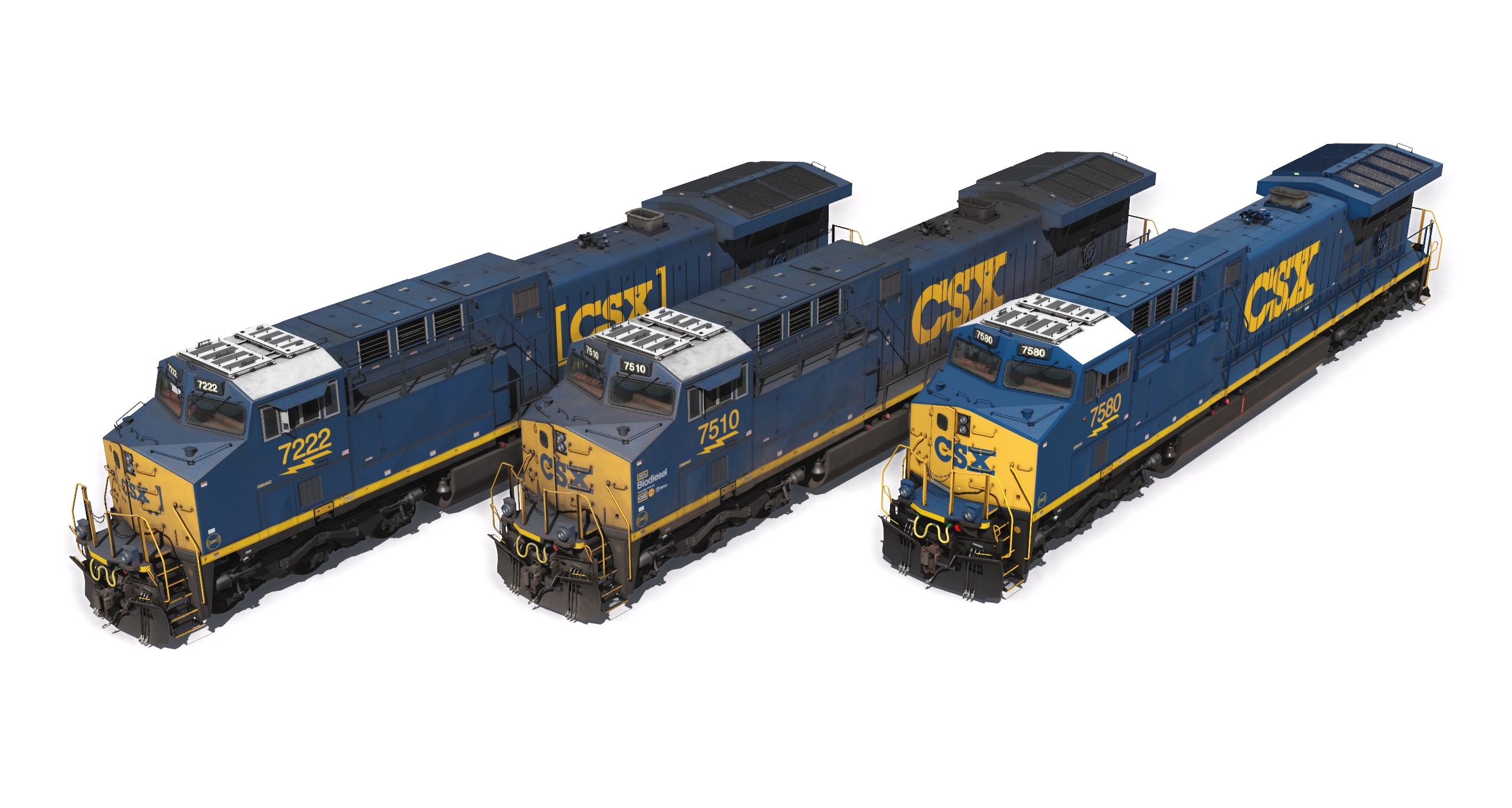 GE/Wabtec CM44AC/CM44AH – CSX – JointedRail.com