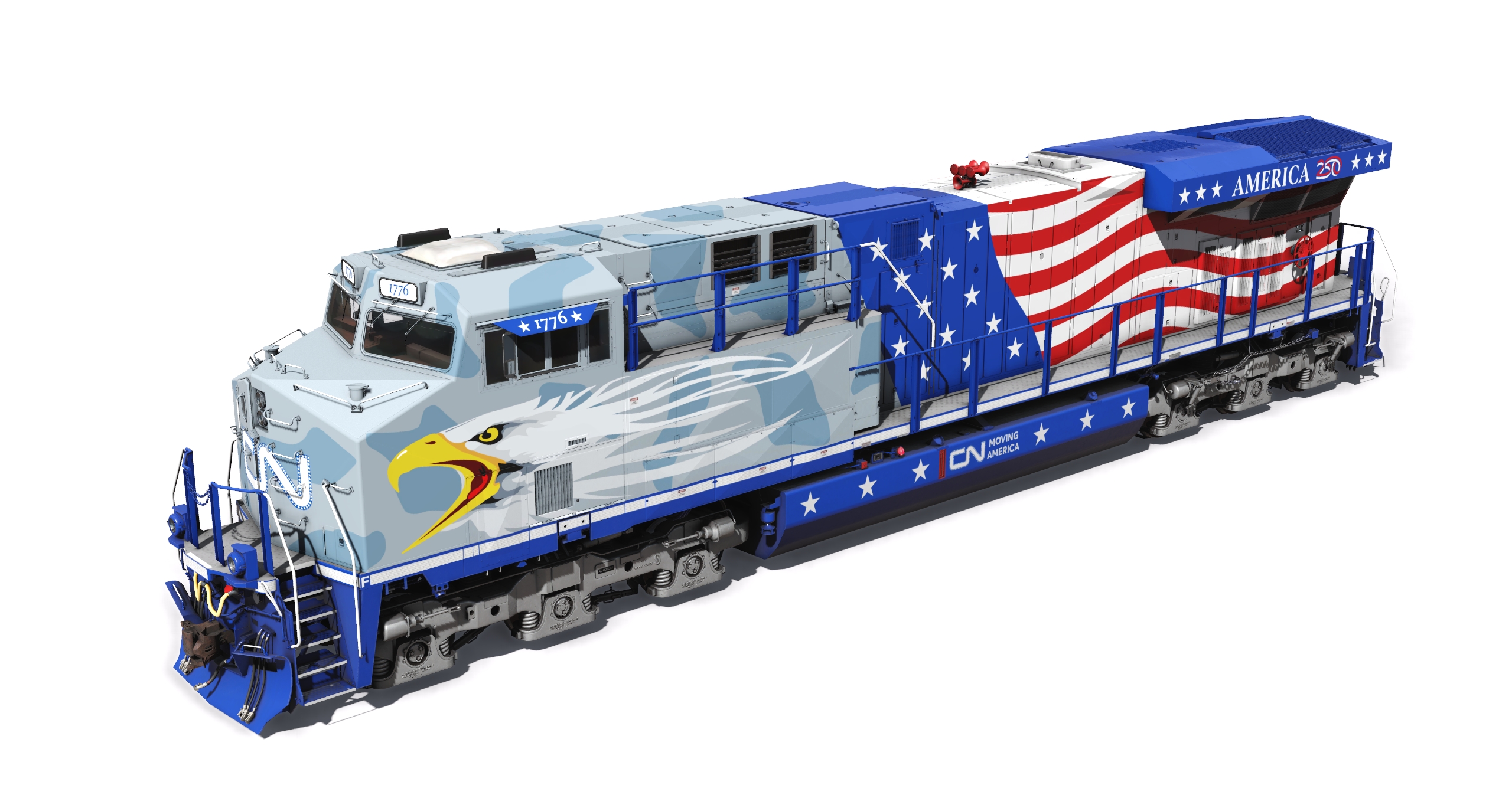 GE ES44AC- NS Landmark Scheme – JointedRail.com