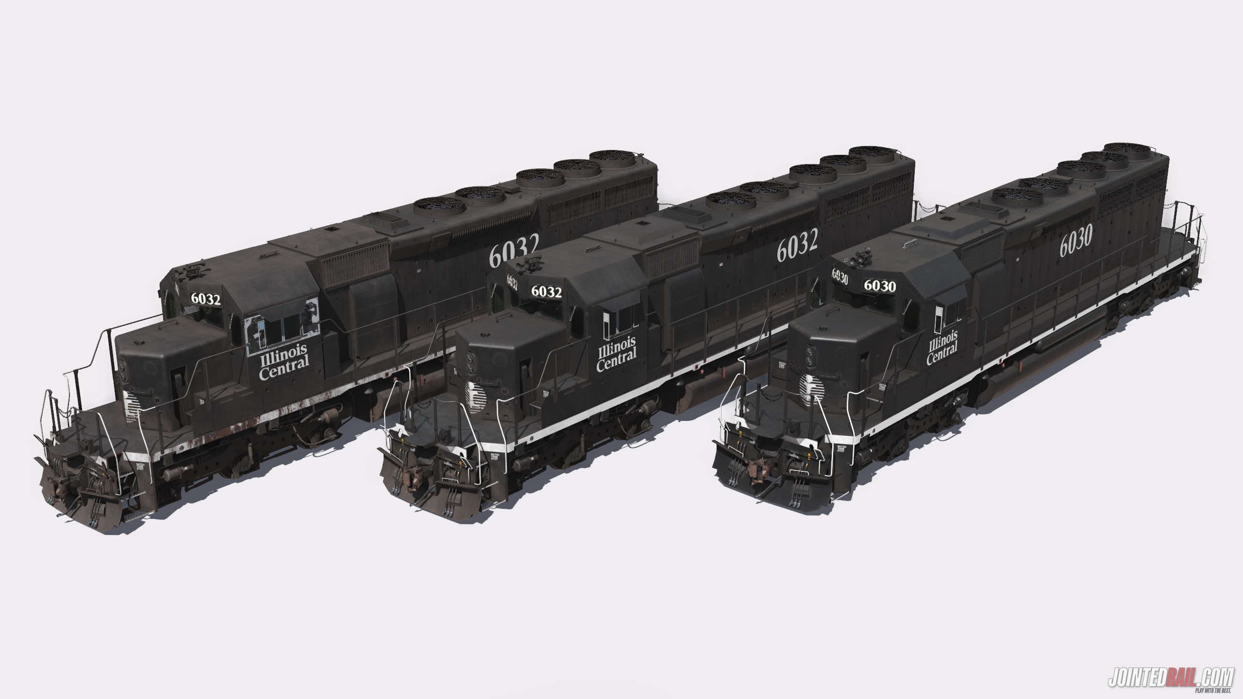 EMD SD40 – WM Black – JointedRail.com